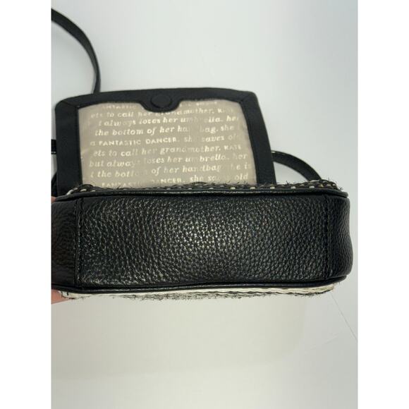 Kate Spade NY Cobble Hill Straw Abela Crossbody, Black Pebble Leather - Picture 7 of 11